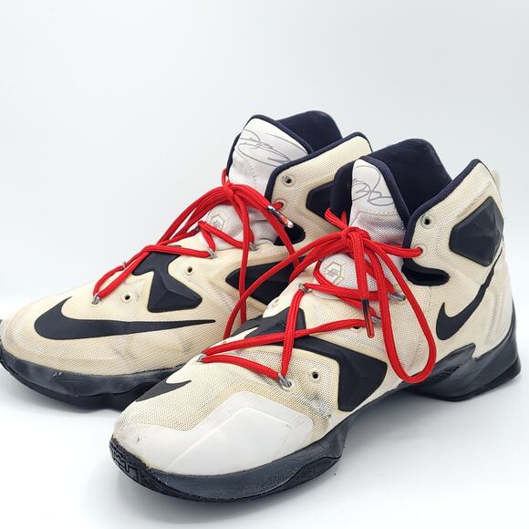 Nike ID 836141-992  LeBron 13 white black red Men\'s Size 10.5 main image 5